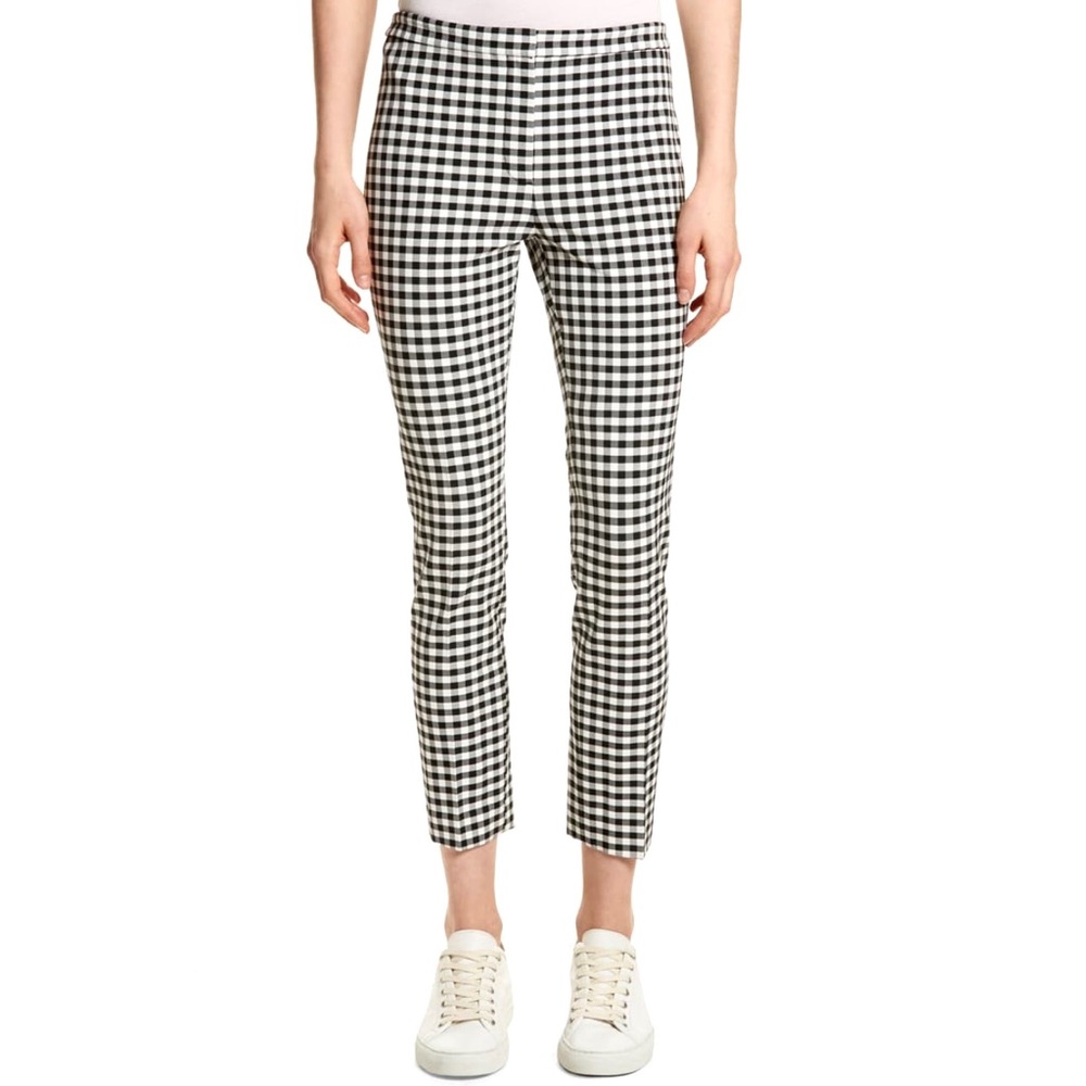 Theory Classic Skinny Pant Viscose Gingham, NWT